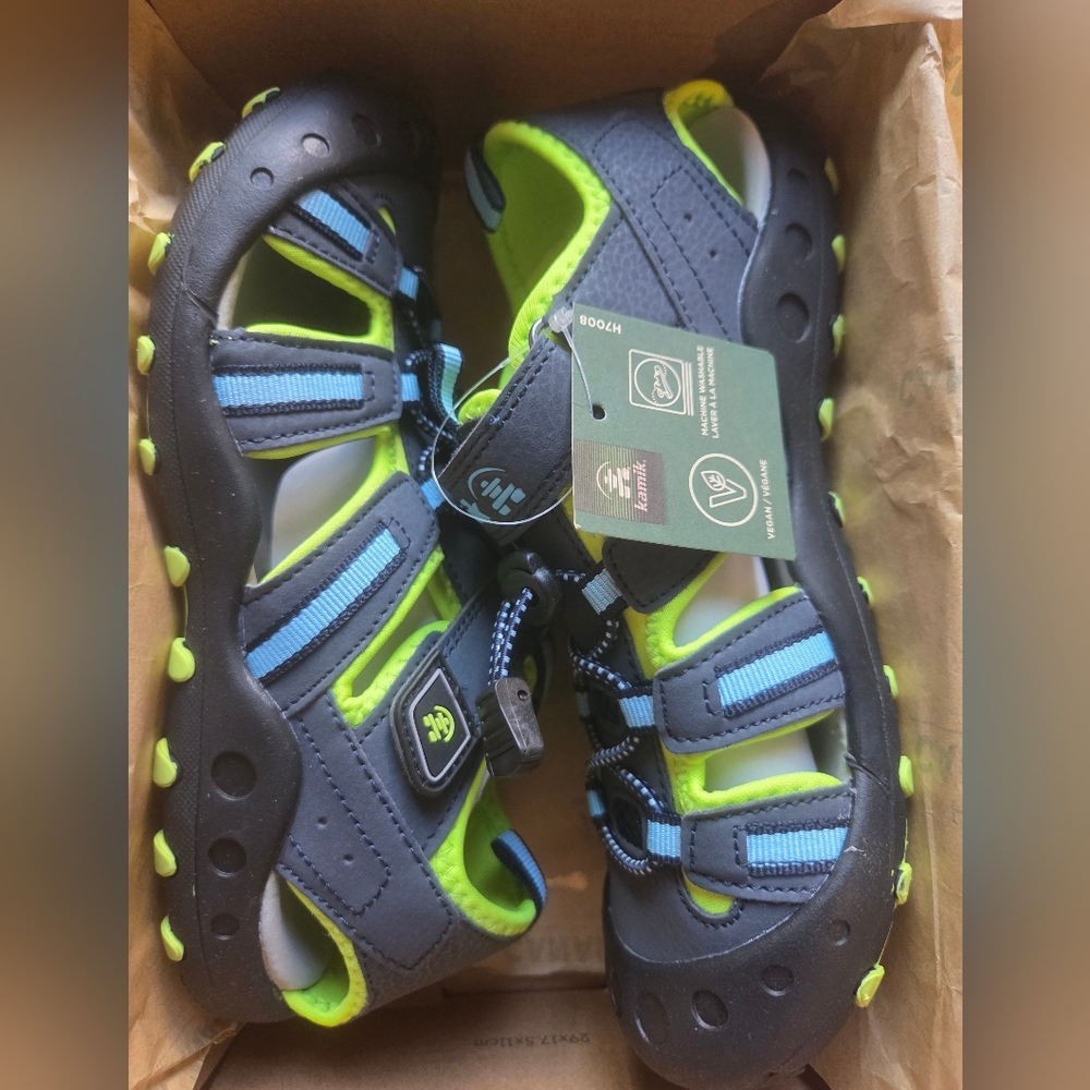 Kamik Kids Crab Sandals Size 5 - Picture 3 of 6